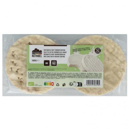Rijstwafels yoghurt coat bio
