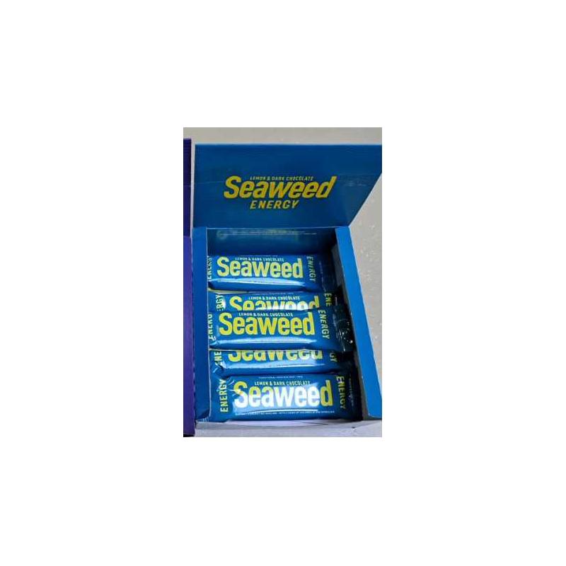 Seaweed protein bar energy lime