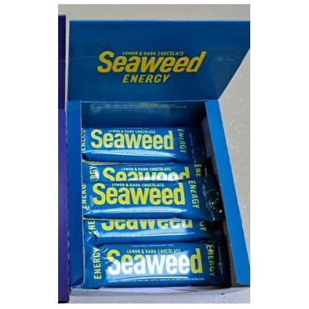 Seaweed protein bar energy lime