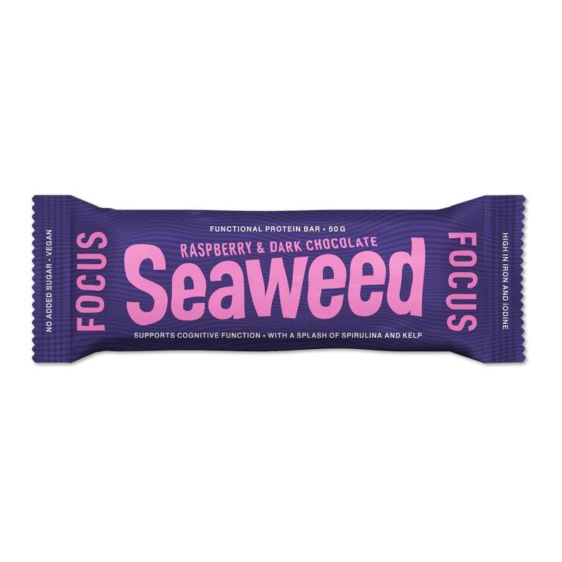 Seaweed proteinbar focus raspberry