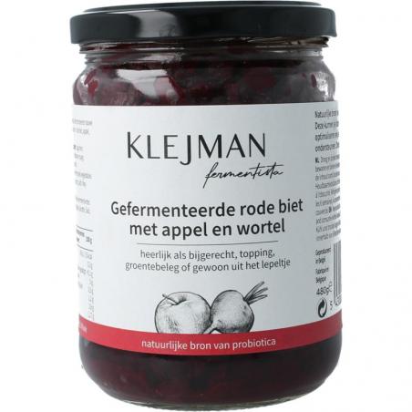 Gefermenteerde rode biet met wortel en appel