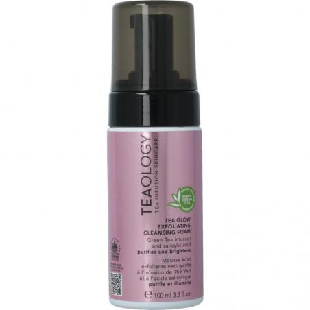 Tea glow exfoliating cleansing foam