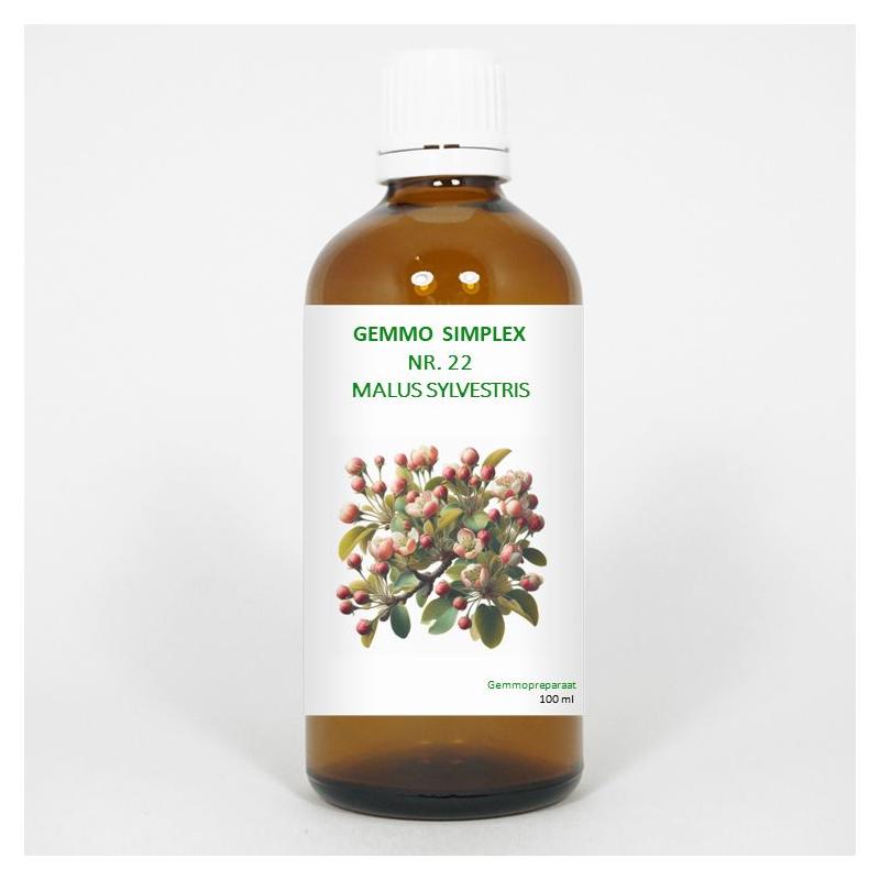 Gemmo simplex 22 Malus sylvestris