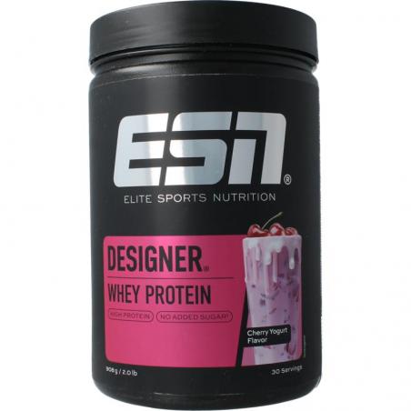 Designer whey cherry yoghurt