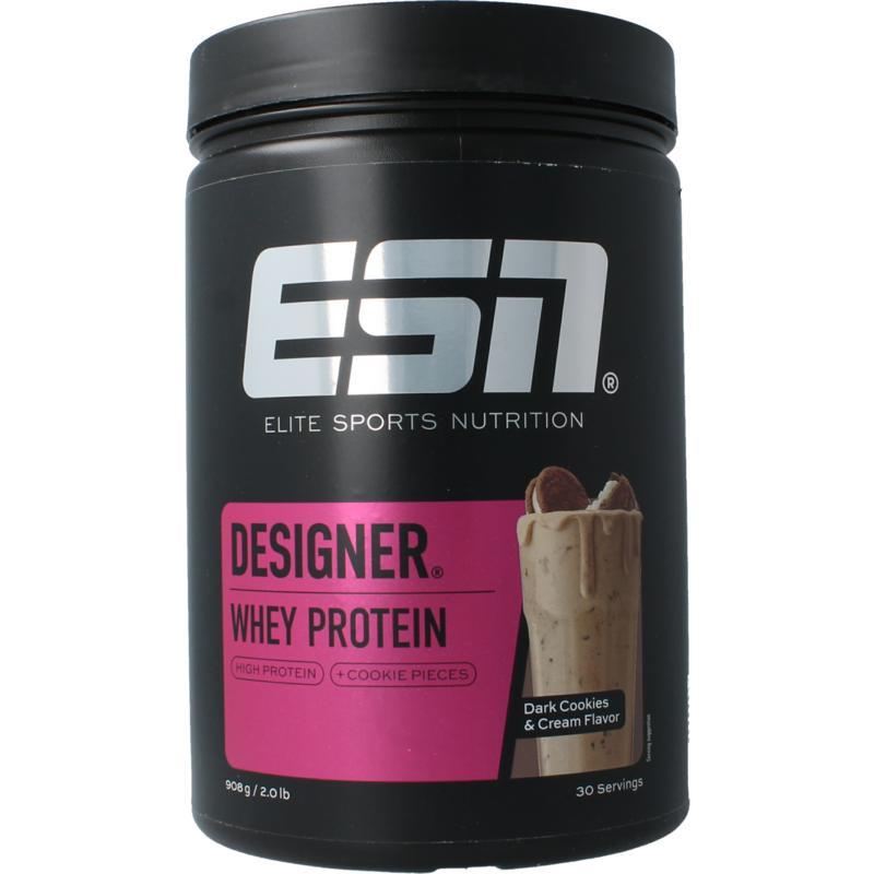 Designer whey protein dark cookies & cream