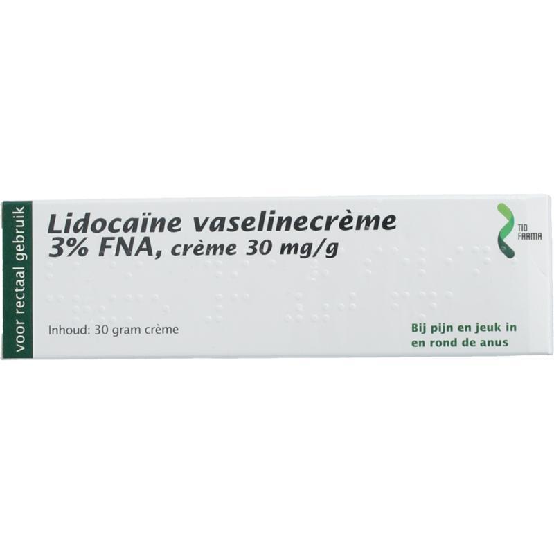 Lidocaine vaselinecreme 3% 5 x 30 gram