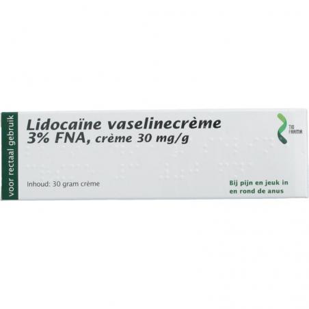 Lidocaine vaselinecreme 3% 5 x 30 gram