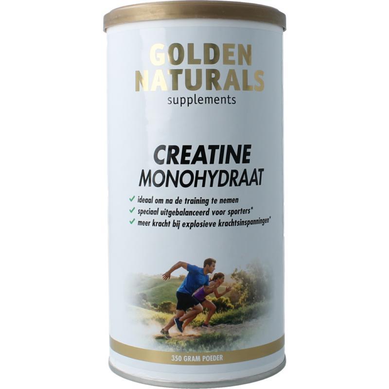 Golden Naturals creatine monohydraat 350 gram