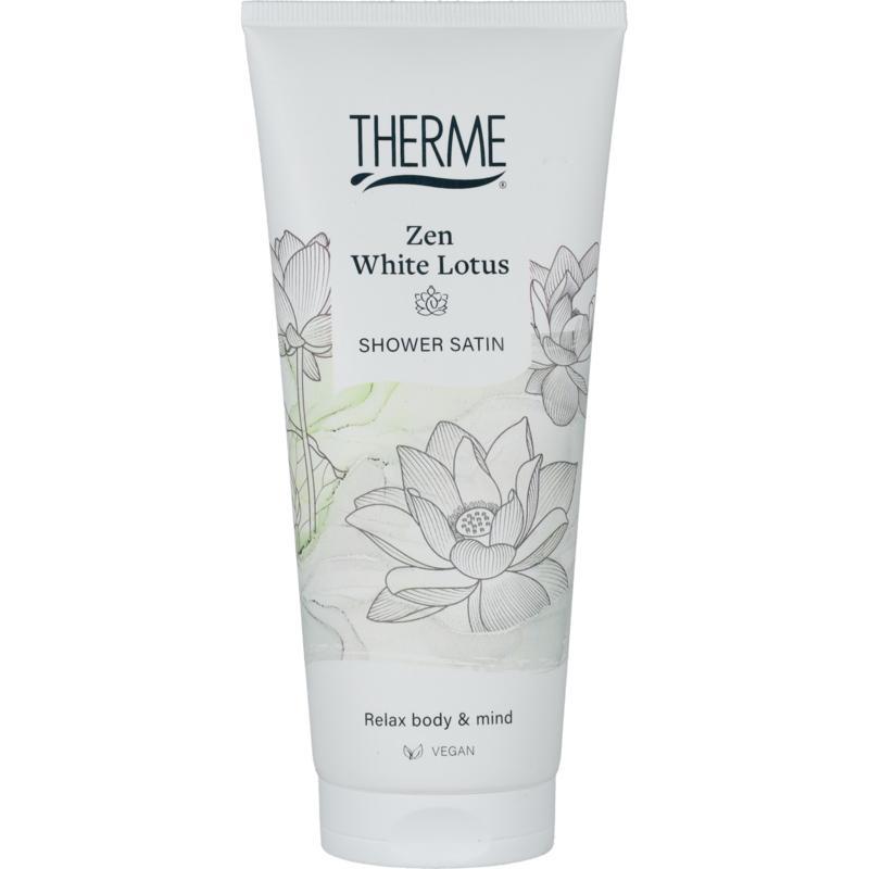Therme zen white lotus shower satin