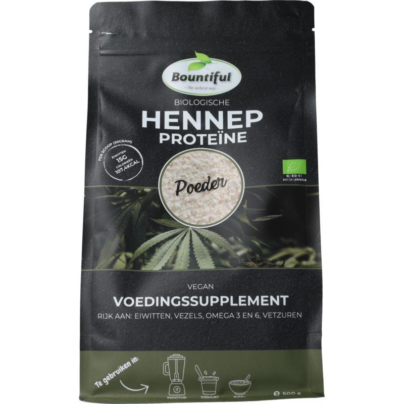 Bountiful hennep proteine poeder bio dem