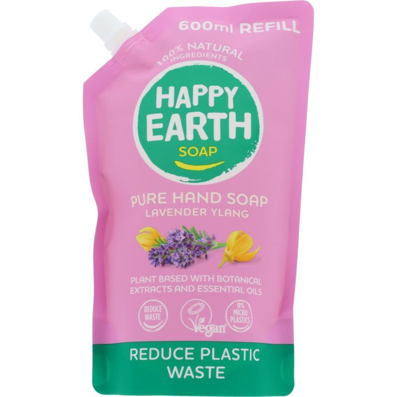 Happy Earth refill handzeep lavender ylang
