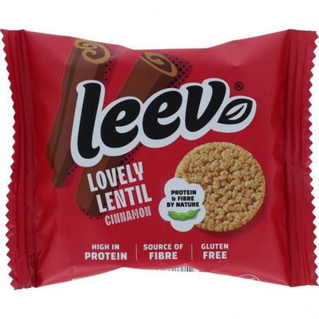 Leev lovely lentil wafel kaneel 2st
