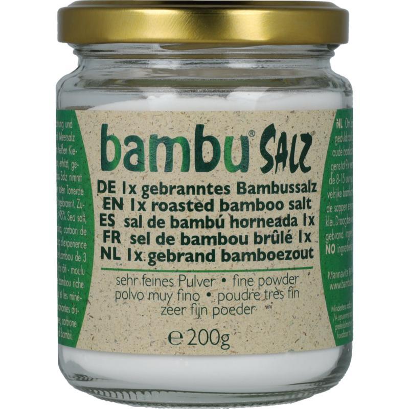 Bambu Salz bamboezout 1 x gebrand z fijn