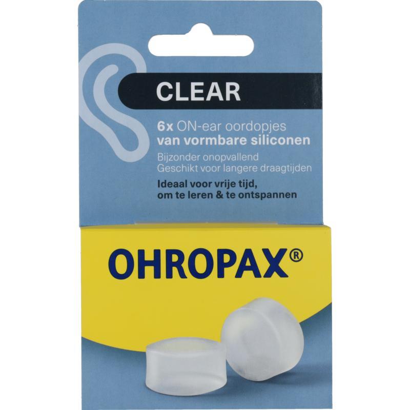Ohropax ohropax silicon clear