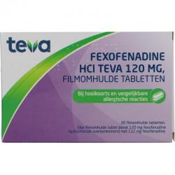 Teva fexofenadine hci 120mg phc uad