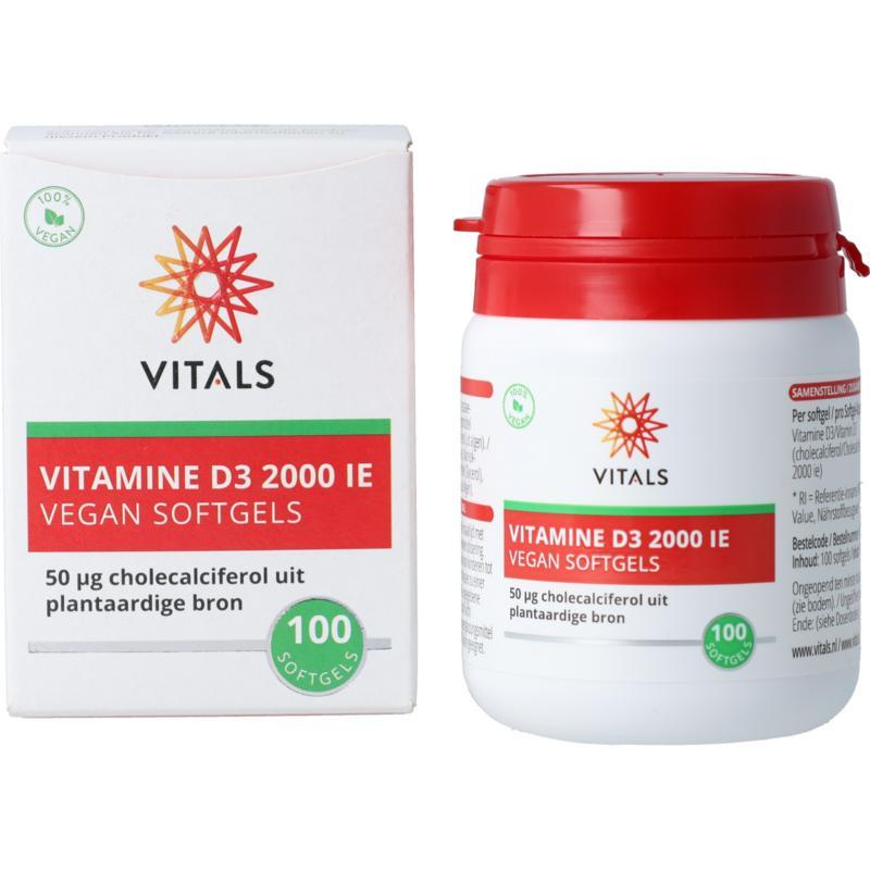Vitals vitamine d3 2000 ie vegan