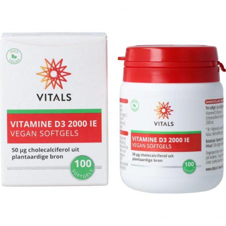 Vitals vitamine d3 2000 ie vegan
