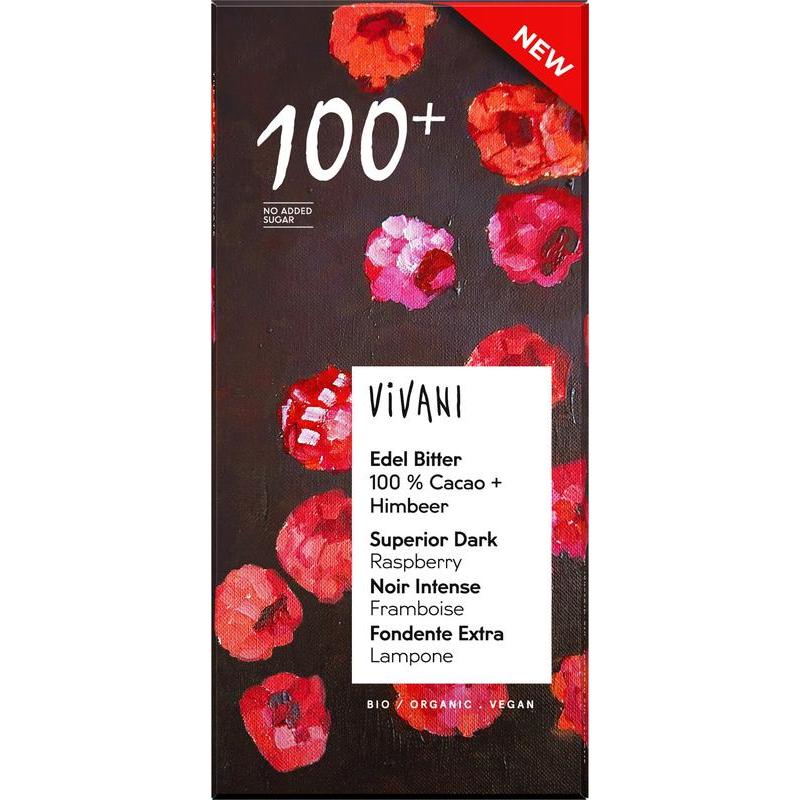Vivani superiour dark 100% cocoa rasp