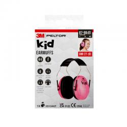 3M gehoorkap v kinderen neon pink