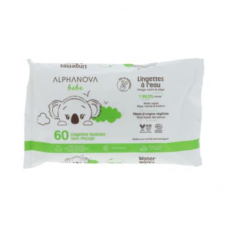 Alphanova Bebe water wipes face & hand & bott