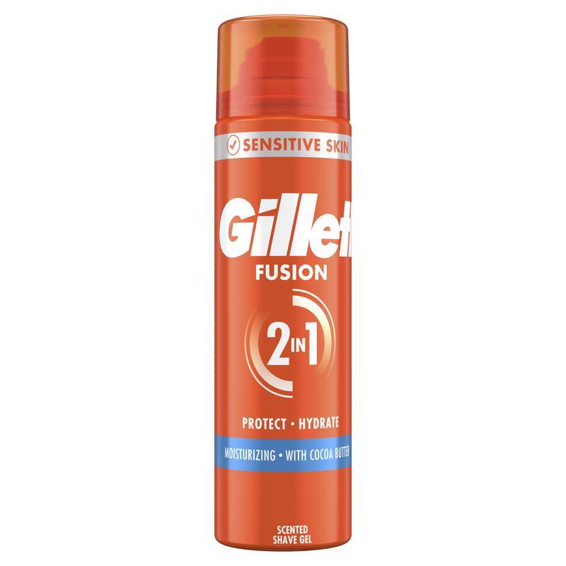 Gillette fusion scheergel moisturize