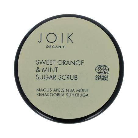 Joik Organics Sweet orange & mint sugar scrub vegan