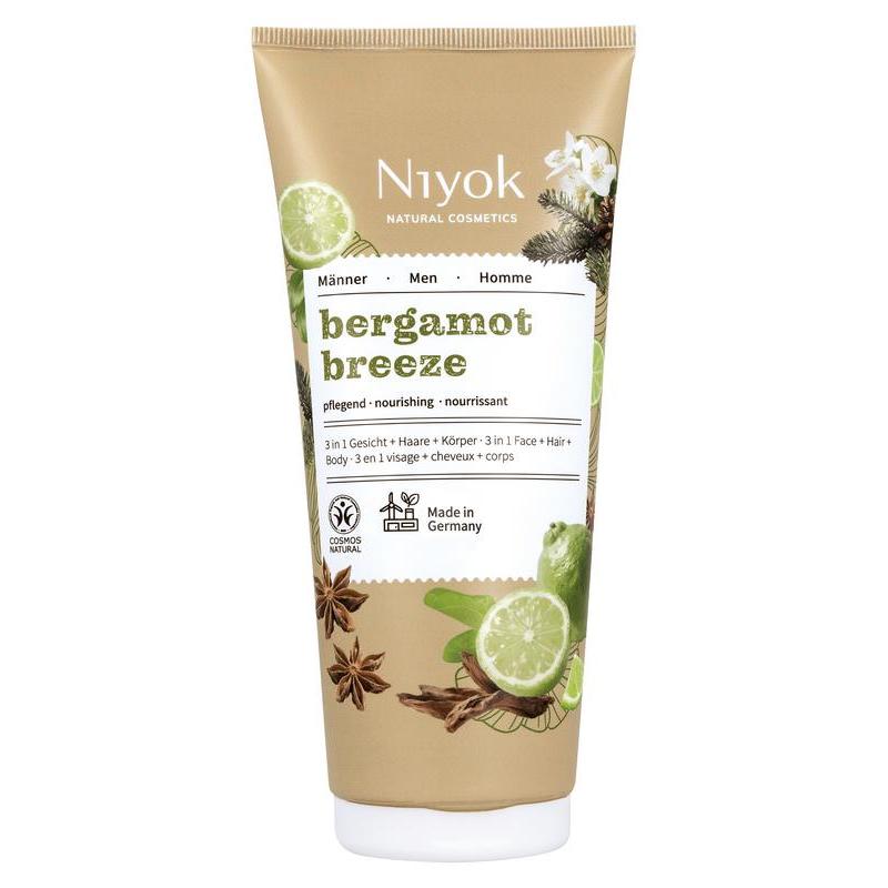 Niyok shower gel men Bergamot Breeze 3 in 1