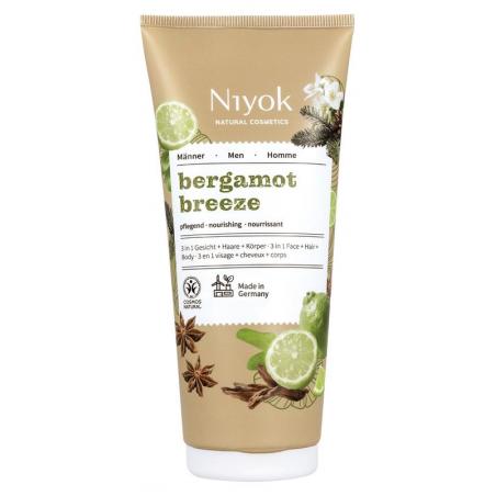 Niyok shower gel men Bergamot Breeze 3 in 1