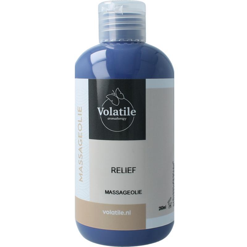 Massageolie relief