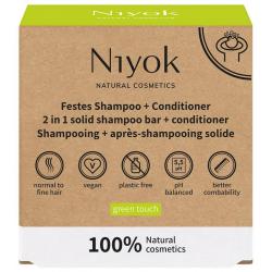 Niyok 2 in 1 shampoo/condition green touch