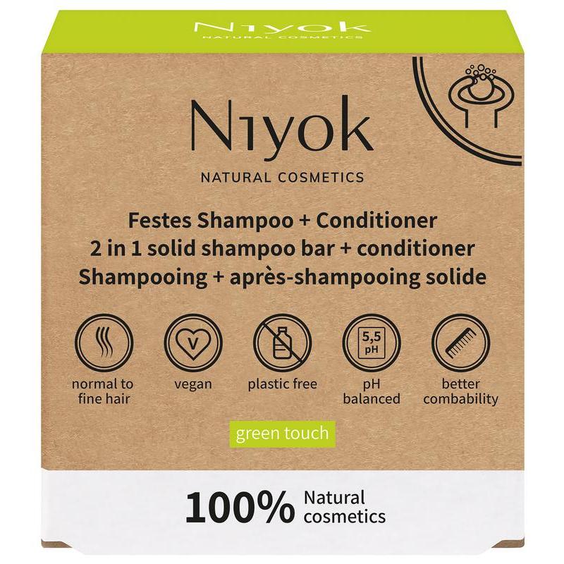 Niyok 2 in 1 shampoo/condition green touch