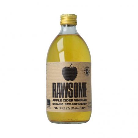 Rawsome Appel cider azijn met gember en kurkuma bio