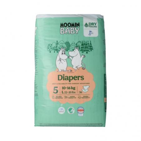 Moomin Moomin Baby luiers maat 5 36 pcs. 10-16 kg