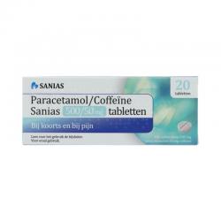 Sanias PARACETAMOL/COFFEINE SANIAS TABLET 500/50 MG AV