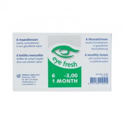 Eyefresh Eye Fresh maandlenzen 6-pack -3.00