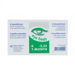 Eyefresh Eye Fresh maandlenzen 6-pack -3.25