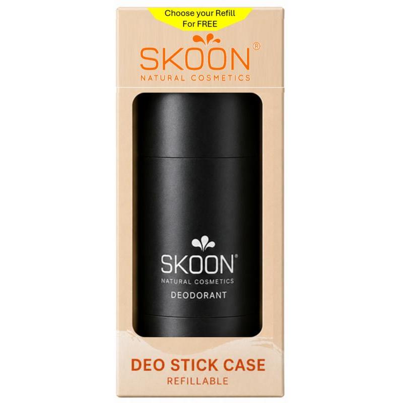 Skoon Deo Stick Case Zwart, aluminium