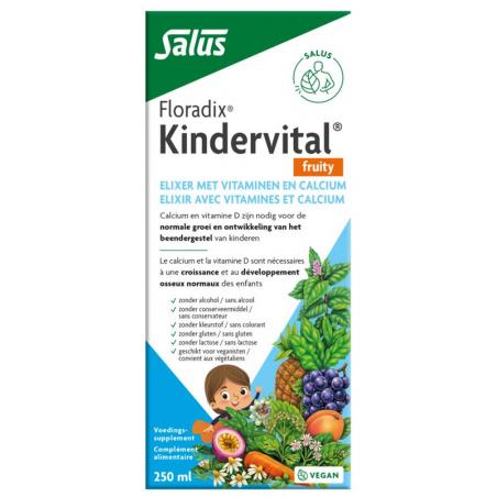 Floradix kindervital fruity glutenvrij