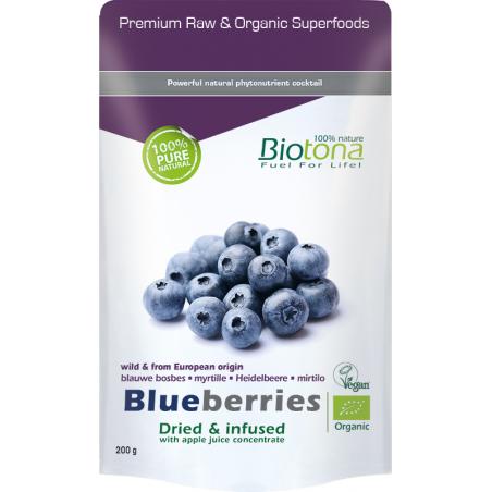 Blueberries dried infusion bio