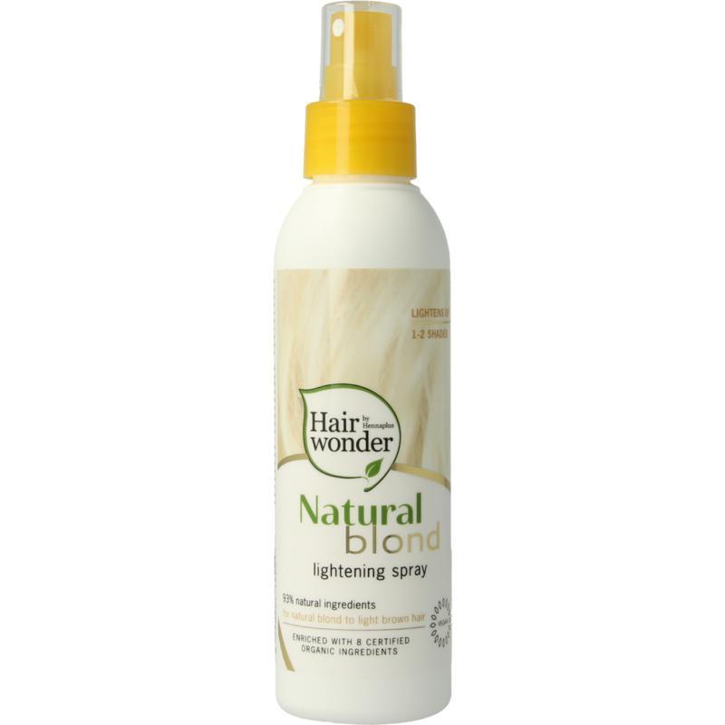 Natural blond lightening spray