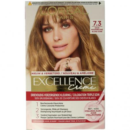 Excellence creme 7.3 goudblond