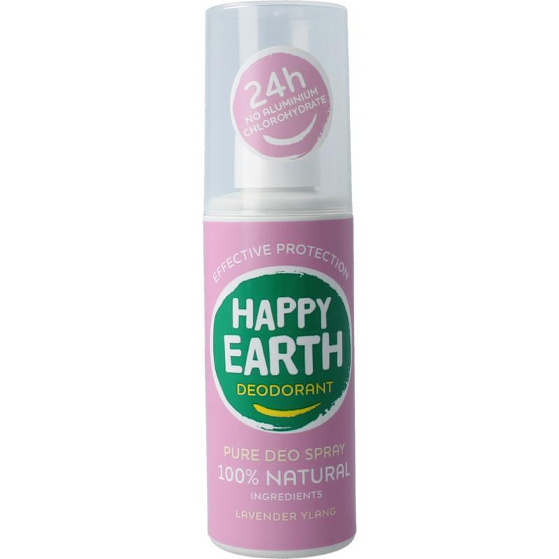 Pure deodorant spray lavender ylang