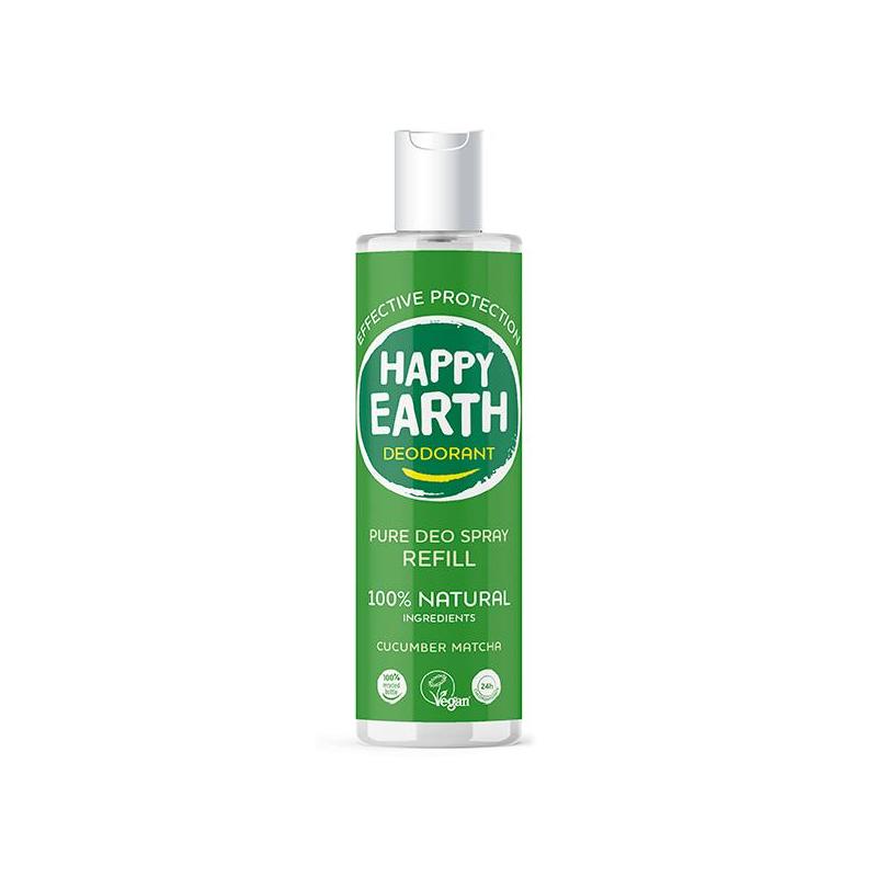 Pure deodorant spray cucumber matcha refill