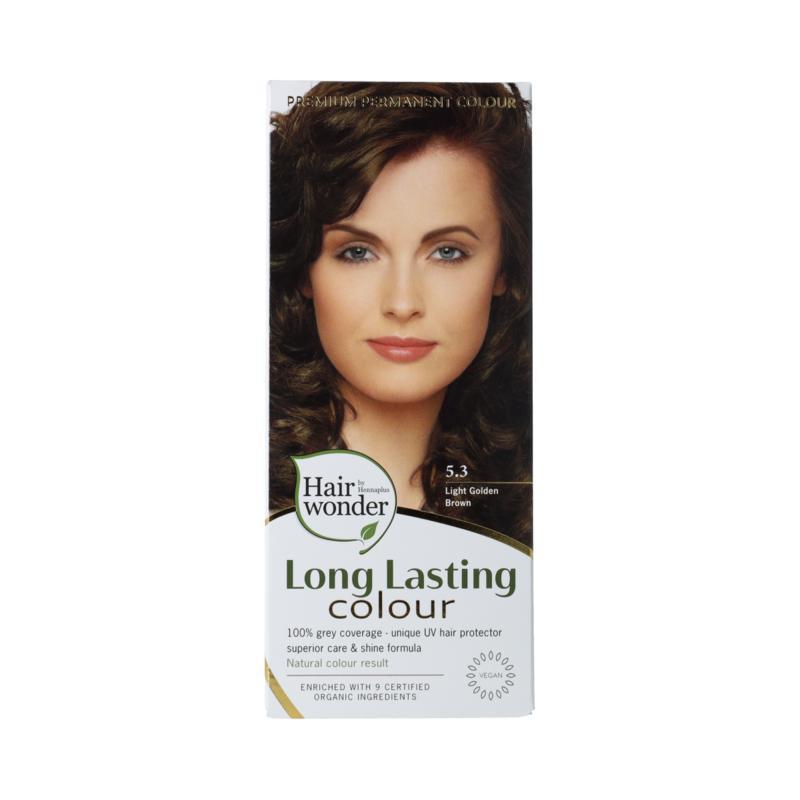 Long lasting colour 5.3 golden brown