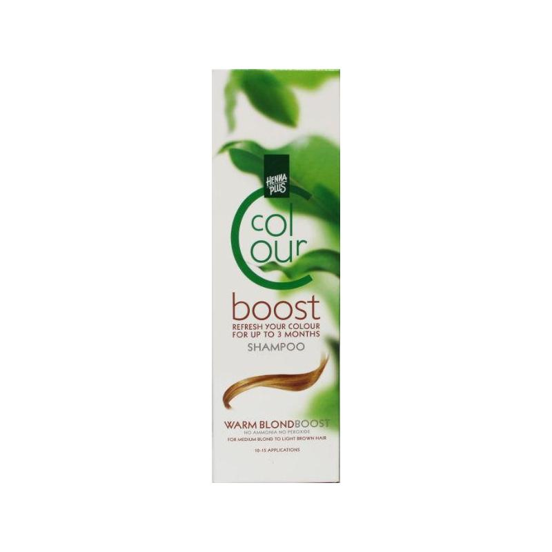 Colour boost warm blonde