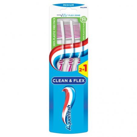 Tandenborstel clean & flex medium