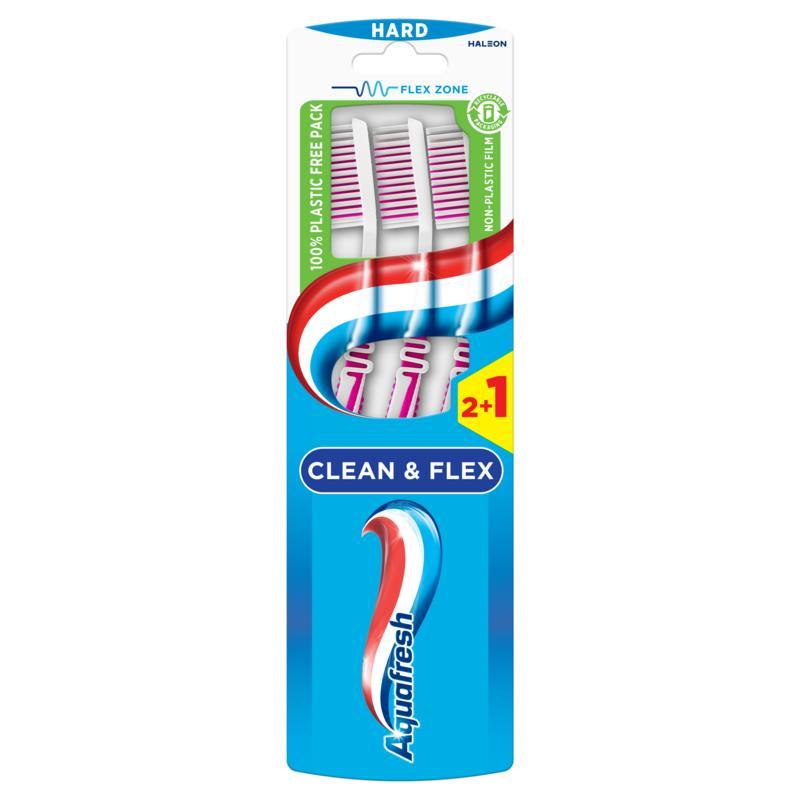 Tandenborstel clean & flex hard