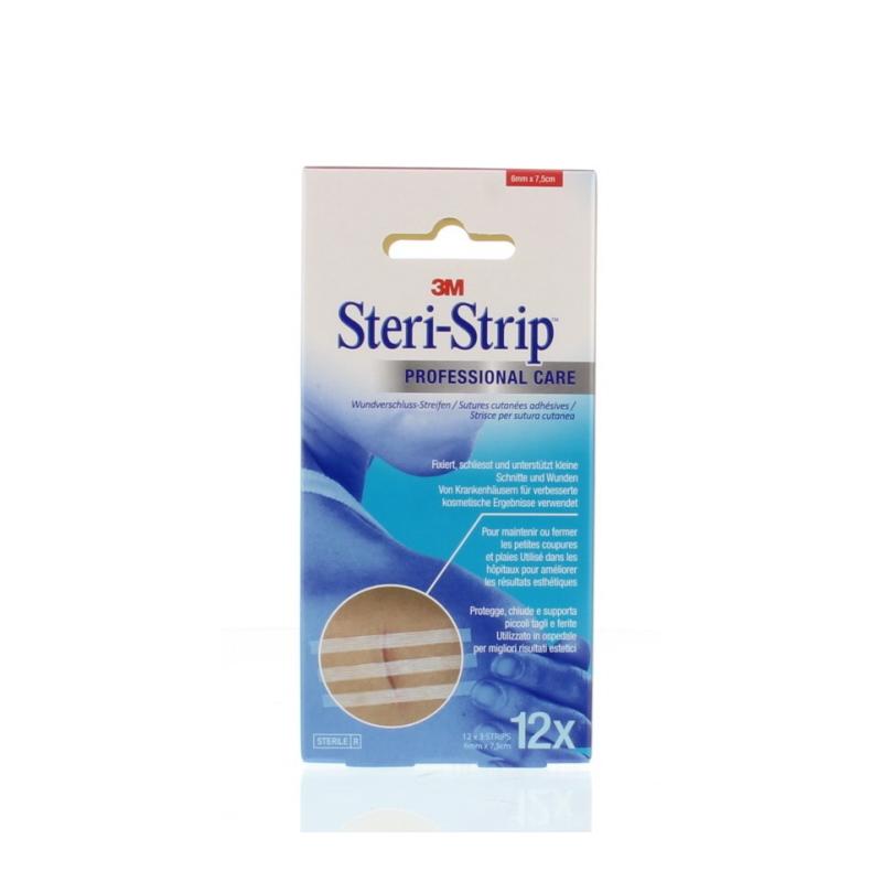 Steristrips 6 x 75mm 12x2 strips vel
