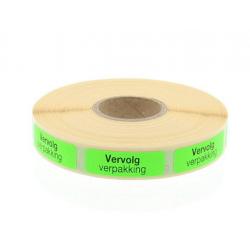 Strooketiket vervolg verpakking 30 x 10mm