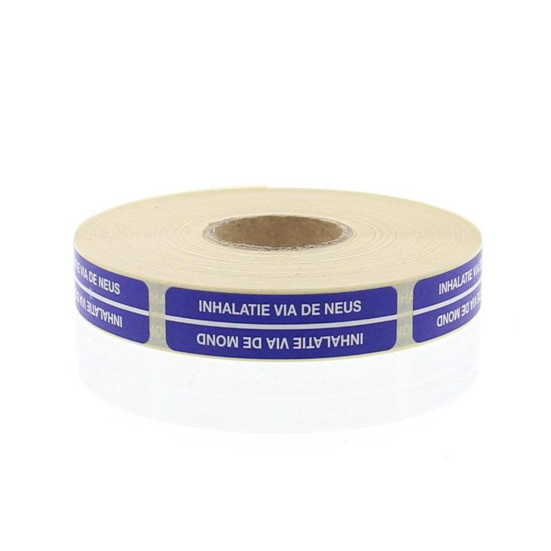 Strooketiket inhalatie via mond/neus 44 x 11mm